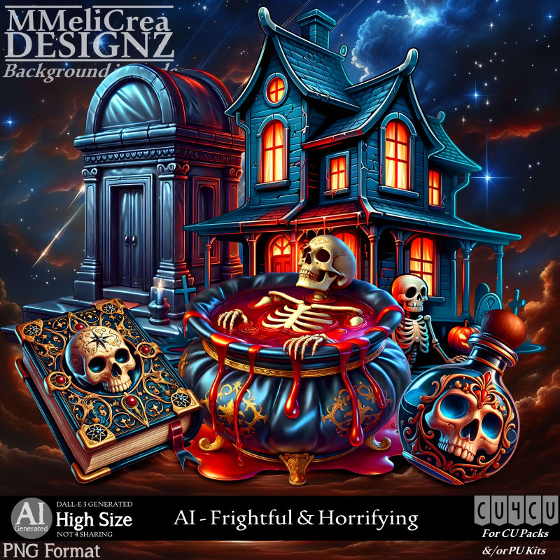 (image for) AI - CU4CU - Frightful & Horrifying (CU4CU/PNG/PACK)